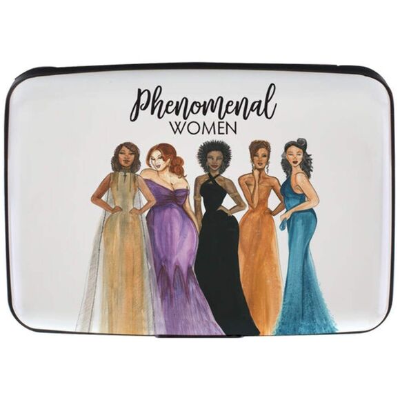 RFID Blocking Statement Card Holder | Phenomenal Women - Picture 1 of 2